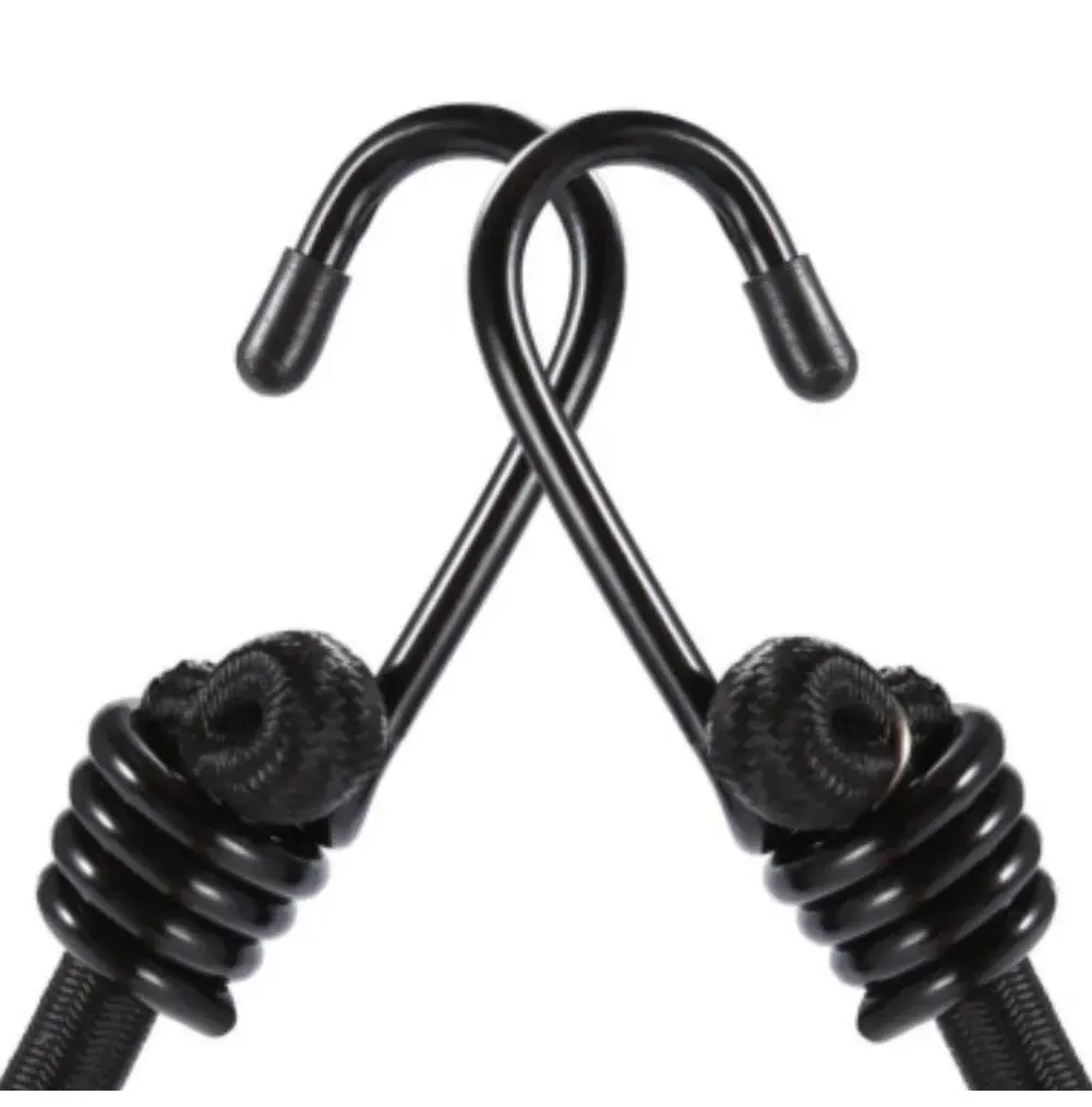 Cinghie per corde elastiche per impieghi gravosi 2 ganci corda elastica resistente con ganci