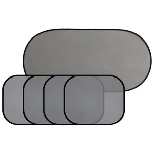 ANMA nylon mesh 100*50cm 44*36cm window screen cover protector car sunshade set