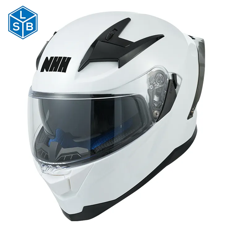 Capacete de motocicleta de alta qualidade XS S M L XL XXL preto branco em fibra de carbono para motocross