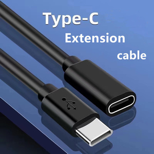 Cable de Extensión USB C Tipo-C Macho a Hembra de 1M 3A 60W con Malla de Protección para Computadoras, 12 Meses de Garantía - Product Image 2