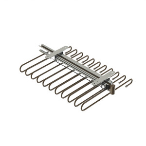 Pull-out <b>trouser</b> rack. Full extension. 11 <b>hangers</b>. For wardrobes and dressing rooms. Chrome finish. Graphite finish. - Product Image 1