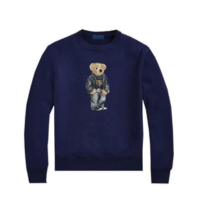 <span class=keywords><strong>Felpa</strong></span> Autunnale in Cotone 100% Lavorata a Maglia con Collo Tondo per Ralph Lauren <span class=keywords><strong>POLO</strong></span> BEAR 24SS Stock Felpe da Uomo - Product Image 4