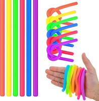 Jouet sensoriel Monkey Noodle, cordes extensibles, nouilles sensorielles, jouets apaisants, cordes extensibles de qualité supérieure pour enfants et adultes, distributeur automatique