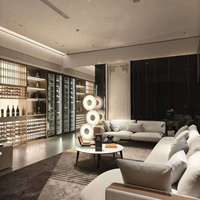 Armoire à vin de luxe, grande capacité de rangement, acier inoxydable, panneau en verre trempé, respectueux de l'environnement, durable, capacité de 100+ bouteilles