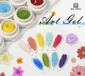 Esmalte de Gel Artístico, Nuevo Gel para Pintar <span class=keywords><strong>Uñas</strong></span>, Efecto Mate de Larga Duración, Sin Necesidad de Lavar, Relieve Tridimensional, Duradero y Hermoso - Product Image 4
