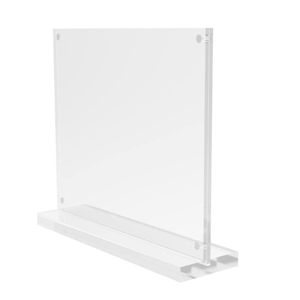 Photobooth incliné en forme de L 2x6 pouces Porte-affiche en acrylique Cadre <span class=keywords><strong>photo</strong></span> <span class=keywords><strong>photo</strong></span> - Product Image 5
