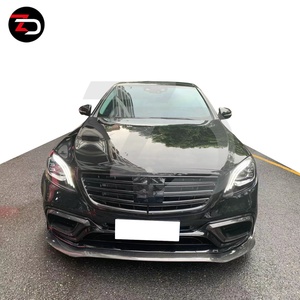 Kit corpo in fibra di carbonio da 2018 a 2020 B per classe <span class=keywords><strong>S</strong></span> <span class=keywords><strong>W222</strong></span> S63 con diffusore attacco Spoiler anteriore - Product Image 4