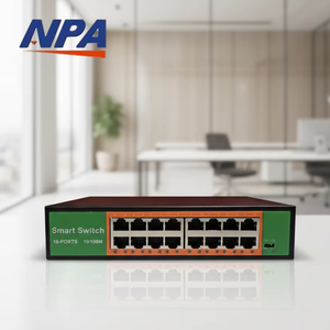 Commutateur réseau ANPA 16 ports 10/100M à <span class=keywords><strong>prix</strong></span> attractif, en stock, ports RJ45, nouveau type Ethernet pour moniteur CCTV - Product Image 1