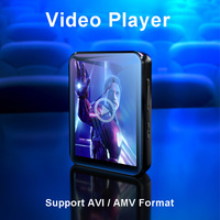 Aomago USB de carga rápida MP4 Player Hifi BT Media Mp3 Reproductor de música con batería de litio incorporada