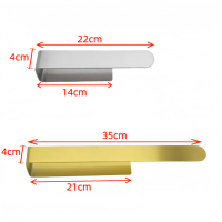 Porte-serviettes en acier inoxydable 304 brossé argenté, porte-serviettes en forme de U pour hôtel, porte-serviettes mural moderne simple pour salle de bain