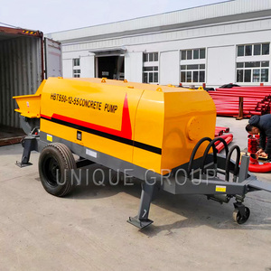 Factory 40m3/h Mobile Portable Concrete Line Pump Trailer Mounted Type/diesel <b>Stationary</b> Concrete Pump Machine for Sale - Product Image 3
