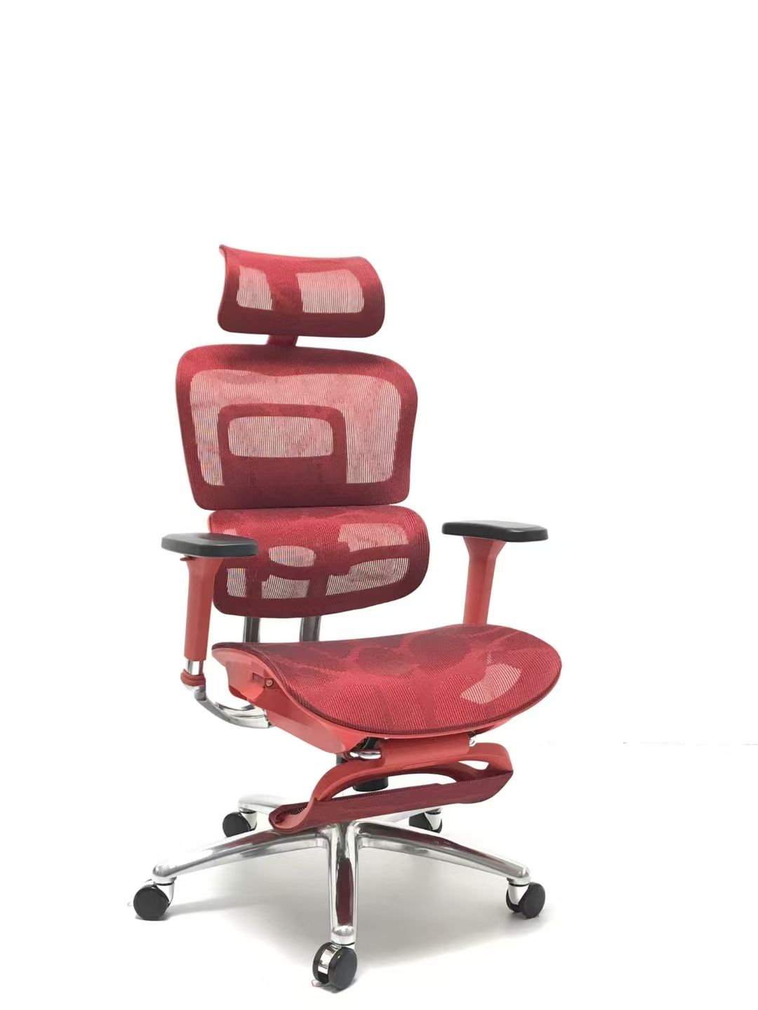 สีโครงเก้าอี้: แดง