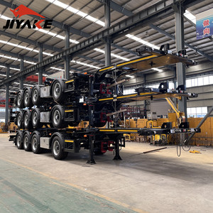 <span class=keywords><strong>Semirremolque</strong></span> Portacontenedores de Acero de 40 pies SINOTRUK, Remolque Esquelético Hidráulico Automatizado para Transporte, Capacidad de Carga >30000 kg, <span class=keywords><strong>Eje</strong></span> de 13 Toneladas - Product Image 3