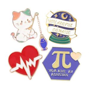 Pins Metálicos Brillantes de Calidad de Fábrica, Pins Médicos Resistentes con Reverso Personalizado - Product Image 6