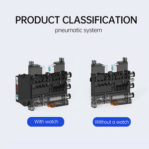 작동 중기용 디지털 압력 게이지가 있는 3 단위 진공 펌프 발생기 공압 부품 일체형 SHINYEE - Product Image 5