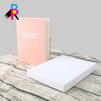 Vente en gros Ensemble cadeau de cahiers de luxe Couverture en cuir de haute qualité avec logo personnalisé Impression de journal