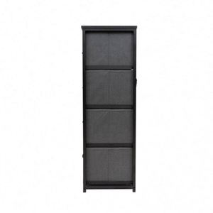 Commode autoportante moderne en tissu pour salon, durable, avec panneaux en MDF et acier inoxydable, en pin, disponible en plusieurs couleurs - Fournisseur en gros - Product Image 4