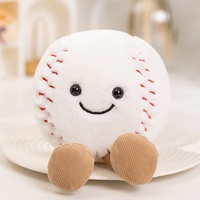 Porte-clés en peluche personnalisé en usine pour ballon de basket, football, volleyball, badminton, rugby, baseball, tennis
