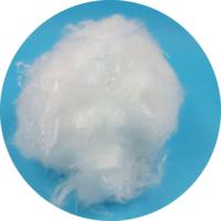 Fibre de PLA biodégradable 4D 19 mm pour le remplissage du silicone