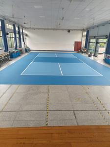 Tapis de rouleau de sol Portable Pickleball Court Installation facile Nouveau matériau Plancher de rouleau de Pickleball Plancher de sport - Product Image 5