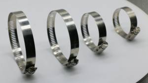 Klem Selang Baja Tahan Karat Kustom Sampel Gratis SUS 300 Klem Selang Roda Gigi Spiral Klem Selang Otomotif Besar - Product Image 4