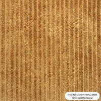 Warp Knitted 2,5 Wale Tela de pana 100% Poliéster 250GSM Tela de tapicería para muebles Asiento de autobús Textil en stock