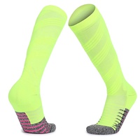 Chaussettes de Compression longues rembourrées, coussin de course de football 20-30mmhg