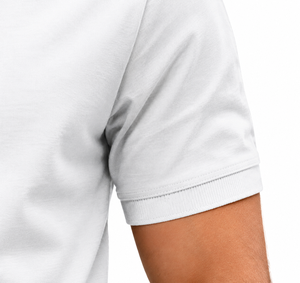 Men Henley <strong>Shirt</strong> <strong>Short</strong> <strong>Sleeve</strong> Stand <strong>Collar</strong> Button Placket Tee <strong>Grandad</strong> <strong>Collar</strong> Solid White Plain Casual Summer Wholesale - Product Image 4