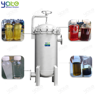 Mesin Housing Filter Multi Bag Baja Tahan Karat CE 304 316L untuk Filtrasi Industri Bahan Kimia Halus, Emulsi, Parfum, Krim Kosmetik