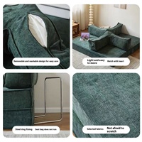 Sofá Modular Multifuncional Plegable Integrado de Tela para Sala de Estar, Varios Tamaños, Venta al por Mayor de Fábrica