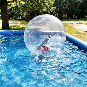 Venta al por mayor <span class=keywords><strong>de</strong></span> fábrica: <span class=keywords><strong>Parque</strong></span> acuático inflable con bolas, equipo <span class=keywords><strong>de</strong></span> juego infantil, bola transparente para caminar con piscina inflable - Product Image 1