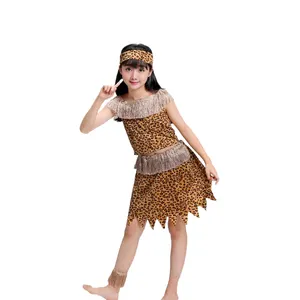 Programma di abbigliamento per bambini di Halloween abbigliamento per le prestazioni danza dell'asilo abbigliamento per uomini selvatici gioco di ruolo nativi americani