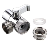 Nouvel arrivage : Adaptateur de robinet pour évier de cuisine, vanne de dérivation, connecteur de robinet pour toilettes, bidet, douche, accessoires de cuisine