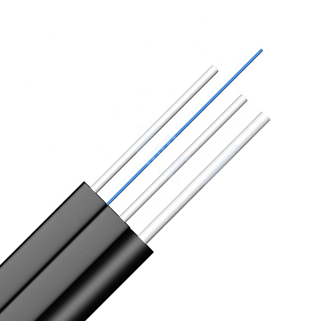 best 3 Messenger 1 Core Single Mode Outdoor FTTH Fiber Optic Cable Drop Cable 1km