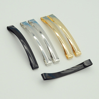 Barrettes à cheveux en métal de styles variés pour le bricolage Accessoires de cheveux Barrettes à cheveux à pression unies