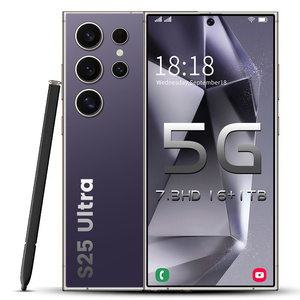 Vente chaude 5G Smartphone S25 Ultra Téléphone 7.3 pouces Téléphones Android débloqués 16G + 1TB Téléphone portable Téléphones mobiles 4G 5G - Product Image 1
