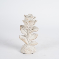 Lianda Rétro Décor Simple Décoratif À La Main Ciment Fleur Rose Ornement Sculpture pour Mariage Maison Jardin