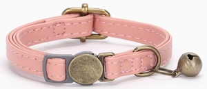 Collar para Gato con Hebilla Metálica de Estilo Retro, Grabable, Collar para Mascotas de Cuero Resistente al Desgaste - Product Image 3
