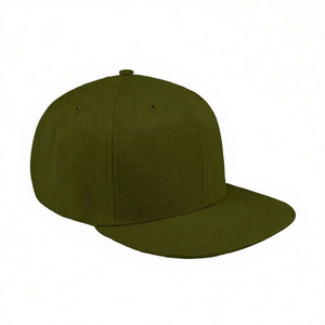 Casquette Snapback en sergé de coton OEM, ajustable, respirante, structurée, 6 panneaux, broderie de logo personnalisée, couvre-chef de sport - Product Image 2
