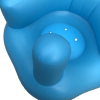 Siège d'apprentissage gonflable en PVC pour bébé, canapé portable pour l'apprentissage de la position assise, chaise de repas pour 3-30 mois, utilisation intérieure/extérieure