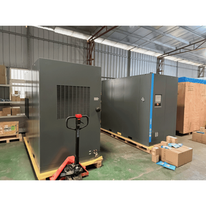 Compresseur d'air stationnaire <span class=keywords><strong>GA</strong></span> 132 VSD+ FF à vis rotative à vitesse variable avec sécheur intégré, PLC et moteur - Product Image 3