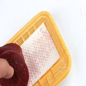 Almohadilla Absorbente Desechable Personalizable para Pescado y Aves, Almohadilla Absorbente de Sangre, Almohadilla Absorbente para Frutas, Almohadilla de Alta Absorbencia para Empaque de Alimentos y Carne - Product Image 1