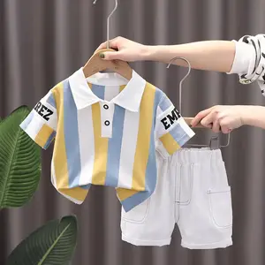 Ropa infantil de estilo coreano de calidad, conjuntos de ropa de verano para niños y bebés