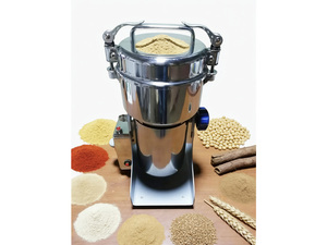 Molino de Polvo de Acero Inoxidable de 500g: Muele Eficientemente Soja, Garbanzos, Chile, Hierbas, <span class=keywords><strong>Trigo</strong></span>, Sorgo <span class=keywords><strong>y</strong></span> Cebada en Polvo Fino - Product Image 1