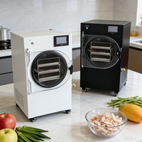 Lyophilisateur automatique sous vide pour fruits et légumes, idéal pour les petites entreprises et les mini-productions domestiques, en acier inoxydable, capacité 5 kg