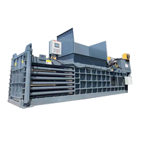 Compacteur horizontal de carton à économie d'énergie, presse à balles hydraulique automatique pour déchets de PET