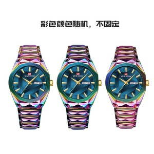 Montre pour femme avec bracelet en acier incrusté de diamants, chiffres romains, tendance, polyvalente, exquise, personnalisée - Product Image 5
