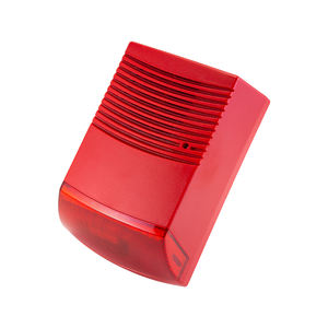 하이 퀄리티 128 DB 벽걸이 형 전자 사이렌 경보 시스템 유선 화재 빨간색 학교 및 병원 튼튼한 ABS 소재로 만든 - Product Image 1