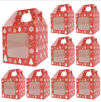 Boîtes d'emballage en papier transparentes robustes de qualité supérieure pour festivals, Noël, anniversaires, mariages, cadeaux, présentation de bibelots