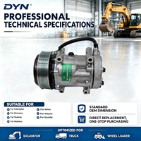 Компрессор кондиционера DYN AC 372-9493 3729493 для экскаватора Caterpillar 312E 312D2 с двигателем C4.4